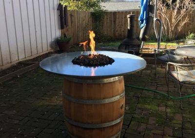 Outdoor Concrete Flame Table