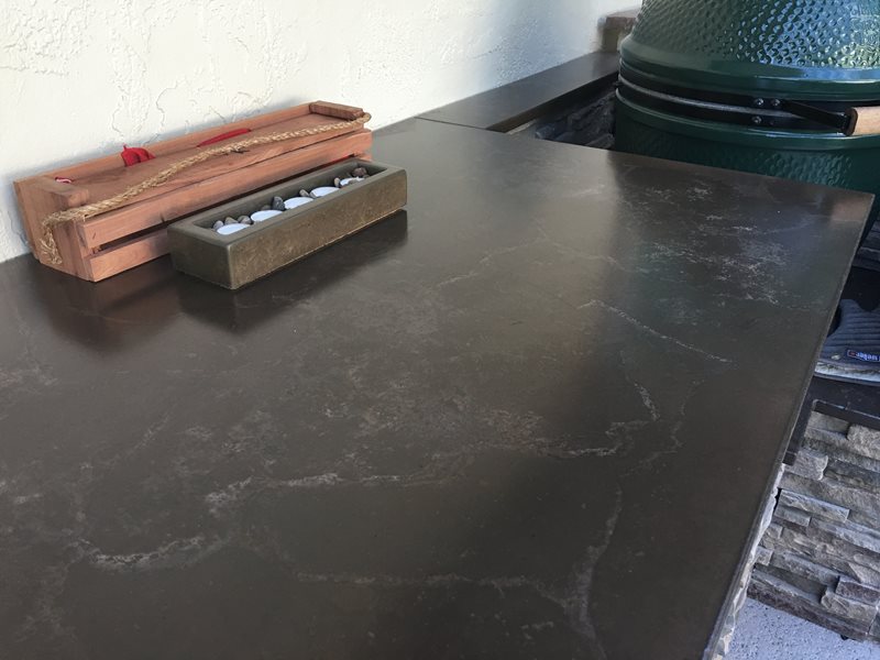 Outdoor Concrete Countertop